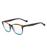 Дамски рамки за очила в тъмносиво, тюркоаз и оранжево-0 снимка