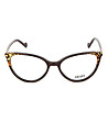 Дамски рамки за очила в тъмен цвят бургунд-1 снимка