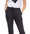 Памучен черен дамски панталон Jemima-2 снимка