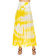Памучна пола в преливащо бяло и жълто Oksana-0 снимка