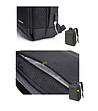 Водоустойчива черна офис раница с USB порт и RFID защита-4 снимка