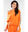 Оранжева дамска блуза Lissa-0 снимка