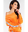 Оранжева дамска блуза Lissa-2 снимка