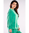 Дамска блуза в зелено Oliana-2 снимка