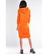 Оранжева рокля с качулка Mireille-1 снимка
