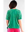 Дамска зелена блуза Alliz-1 снимка