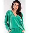 Зелена дамска блуза Gladis-0 снимка
