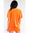 Оранжеви дамски къси панталонки Alvara-4 снимка