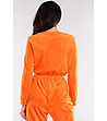Къса дамска оранжева блуза Alita-1 снимка