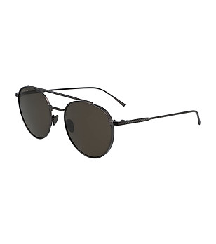 Черни слънчеви очила авиатор с кафяви лещи Rikit снимка