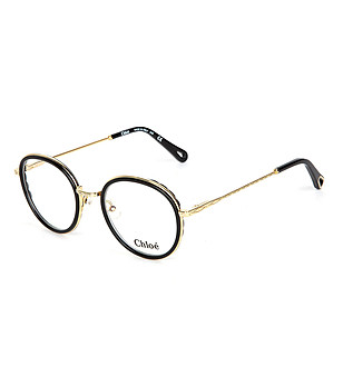 Дамски рамки за очила в златисто и черно Illona снимка