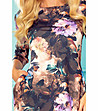 Многоцветна памучна рокля с принт Alarice-4 снимка