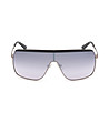 Дамски слънчеви очила с рамка в сребристо и черно-1 снимка