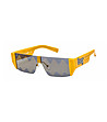 Жълти unisex слънчеви очила с ефектни лещи-0 снимка