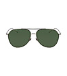Златисти слънчеви очила авиатор със зелени лещи Linela-1 снимка