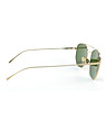 Златисти слънчеви очила авиатор със зелени лещи Linela-2 снимка