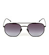 Unisex слънчеви очила с черни матирани рамки и сиви лещи Prado-1 снимка