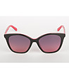 Дамски слънчеви очила с рамки в черно и розово Leonie-1 снимка