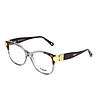 Сиви дамски рамки за очила с кафяви дръжки Penelope-0 снимка