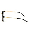 Черни дамски рамки за очила със златисти дръжки Alberta-2 снимка