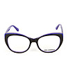 Дамски рамки за очила в лилаво и черно Mareta-1 снимка