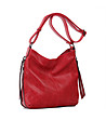 Дамска чанта в червено Evana-2 снимка