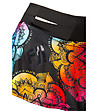 Черен пола-панталон с многоцветен принт Mandala-3 снимка