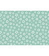 Светлозелена постелка с принт бели звезди 52х75 см-1 снимка