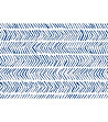 Бяла постелка с принт в синьо 52х75 см-1 снимка
