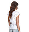 Бяла памучна дамска тениска Renata-1 снимка