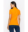 Оранжева памучна дамска блуза Hillie-1 снимка