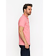 Розова памучна мъжка блуза Marc-4 снимка