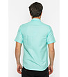 Памучна светлозелена мъжка риза Brody-1 снимка