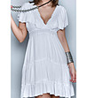 Бяла рокля Alberta-3 снимка