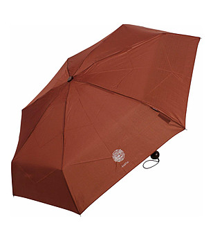 Кафяв сгъваем чадър снимка