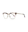 Дамски рамки за очила котешко око в бежово и кафяво Tia-0 снимка