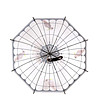 Прозрачен чадър с принт Клетка с папагал-2 снимка