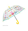 Прозрачен детски чадър с принт Peppa Pig-0 снимка