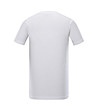 Бяла мъжка тениска от органичен памук-1 снимка