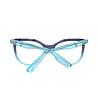 Дамски рамки за очила котешко око в синьо и тюркоаз-3 снимка
