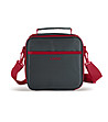 Комплект от чанта за обяд в черно и червено с три кутии-0 снимка