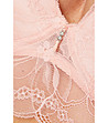 Сутиен тип корсет с дантела в розово Charlize-2 снимка