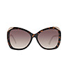 Дамски слънчеви очила пеперуда в кафяви нюанси-2 снимка
