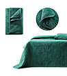 Зелено шалте за легло Leila 220x200 см-1 снимка