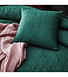 Зелено шалте за легло Leila 220x200 см-2 снимка