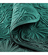 Зелено шалте за легло Leila 220x200 см-4 снимка