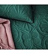 Зелено шалте за легло Leila 220x240 см-3 снимка
