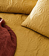 Шалте за легло в цвят горчица Leila 220x240 см-2 снимка