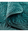 Шалте за легло в цвят петрол Leila 170x210 см-2 снимка