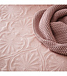 Шалте за легло в цвят пудра Leila 220x200 см-2 снимка